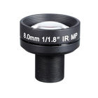 1/1.8" 8mm F1.8 5Megapixel CS Mount Non-Distortion IR Board Lens